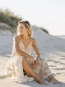 Miss June Monica Dress | Gold | M62 Clothing