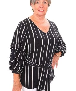 Frank Lyman Inner Lux Striped Top | FL30