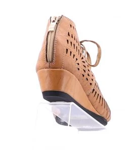 Isabella Shoes Mayan Wedge Sandal - Nude 9 Isabella Shoes Mayan Wedge Sandal - Nude