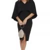 Romance Ivy Cape Dress | Black | ROM15 Clothing