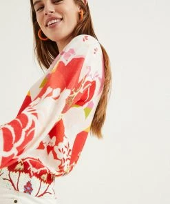 Desigual Thin Gauge Pullover | Japanese Garden | D32 Clothing