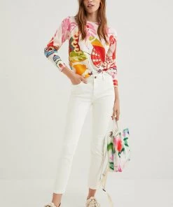 Desigual Thin Gauge Pullover | Japanese Garden | D32 Clothing