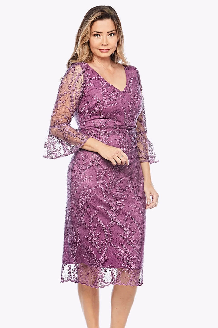 Jesse Harper Organic Floral Cocktail Dress | Cerise | JH1 Clothing 1 Jesse Harper Organic Floral Cocktail Dress | Cerise | JH1 Clothing