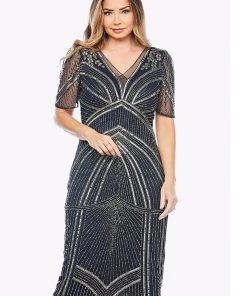 Jesse Harper Beaded Queen Dress | Midnight | JH6
