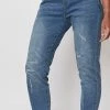 Threadz Clothing Distressed Pull On Jeans | Denim | TZ32