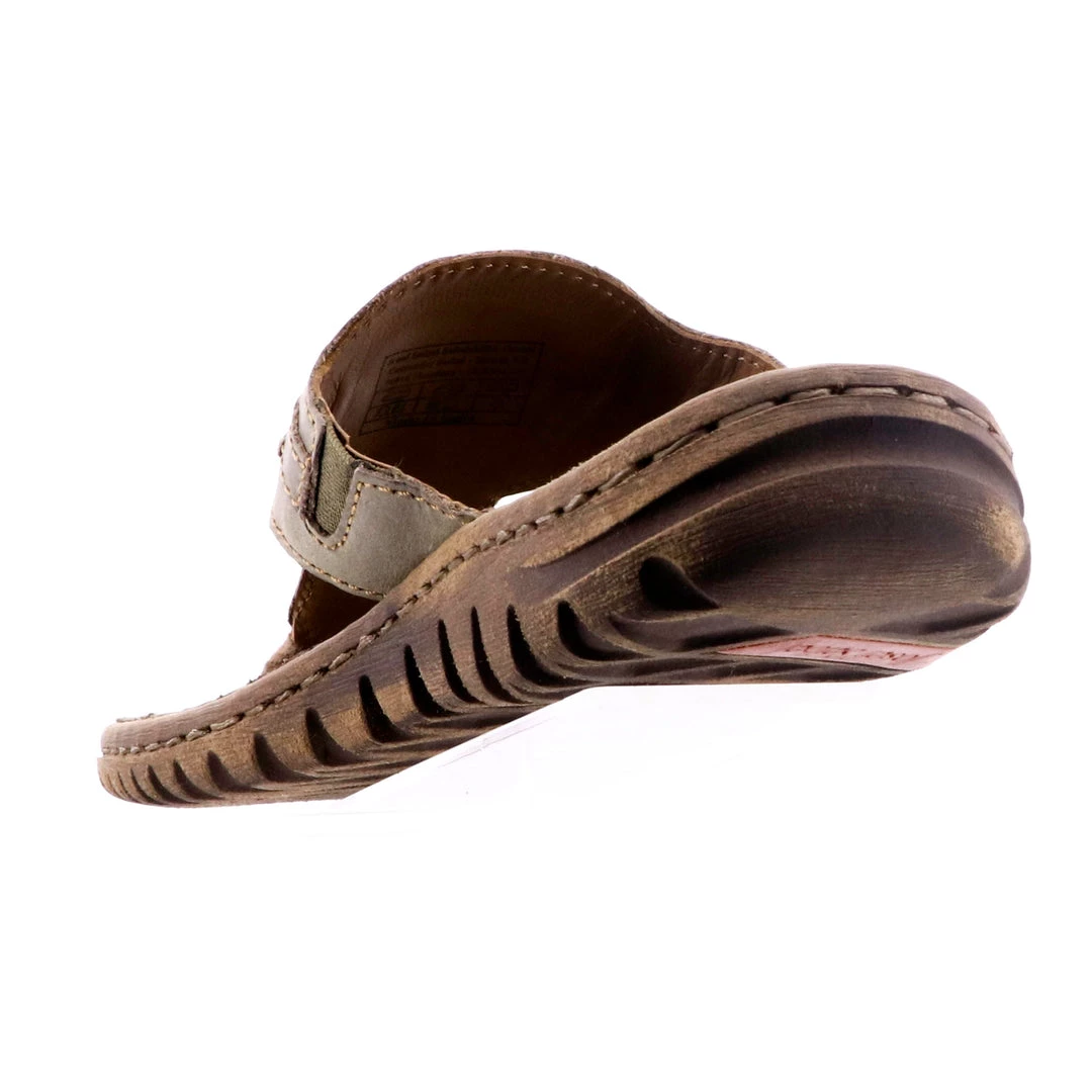 Josef Seibel Flats Lucia 09 Olive Thong 4 Josef Seibel Flats Lucia 09 Olive Thong