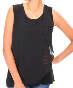 Joseph Ribkoff Tops Layered Top - Black