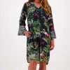 Lula Life Jungle Print Dress | Black | LL54