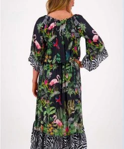 Lula Life Jungle Midi Dress | Print | LL55