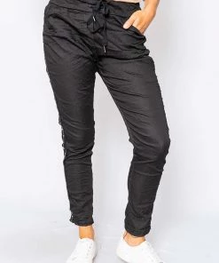 The Italian Closet Kassarano Pants | Black | Tic17 Clothing