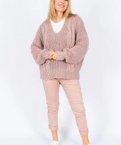 The Italian Closet Kassarano Pants | Soft Pink | Tic17 Clothing