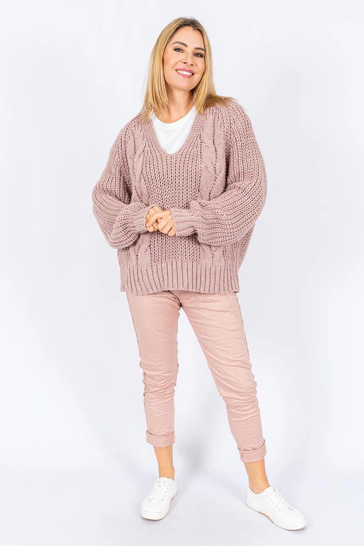 The Italian Closet Kassarano Pants | Soft Pink | Tic17 Clothing 2 The Italian Closet Kassarano Pants | Soft Pink | Tic17 Clothing