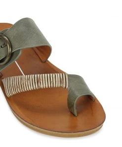 Los Cabos Bria Sandal | Khaki | LC2 Shoes 6 Los Cabos Bria Sandal | Khaki | LC2 Shoes