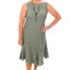 So French So Chic Linen Maxi Dress | Militare | SF2s