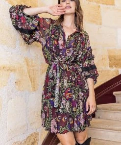 Miss June Kira Dress | Multi | M89