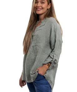 The Italian Cartel Krista Top | Khaki | IC18 Clothing