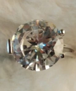 Sassy Collections Cubic Round Sterling Silver Ring Jewellery