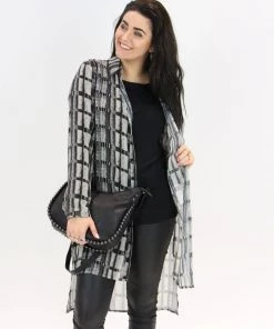 Stella Carakasi Tops Leaning In Tunic (Plaid)