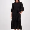 Lula Soul Lennox Shirred Dress | Black | LS34
