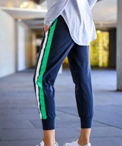 3RD STORY Banded Jogger | Ink/Peppermint | RD18