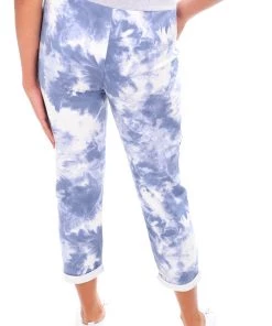 The Italian Cartel Briana Tie Dye Pants | Light Denim | IC23 5 The Italian Cartel Briana Tie Dye Pants | Light Denim | IC23