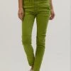 Italian Star Classic Button Jeans | Lime | IS10