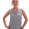 Naturals By O & J Linen Tank Top - Black Houndstooth - OJ11 Clothing