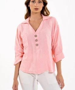 Ridley Lola Top | Peach | R8 Clothing