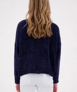 Rubyyaya Knitwear/Jumpers Lotus Jumper | Navy | RY31