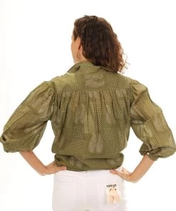 Maison Hotel Lou Shirt | Olive | MH13 Clothing