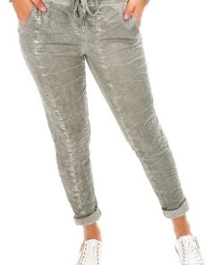 Love From Italy Snake Pants | Green | LFI4