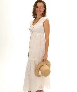 Maison Hotel Lucie Boho Dress | Pearl | MH5 Clothing