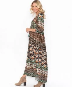 Escape By OQ Clothing Makena Maxi Dress | Print | EP9