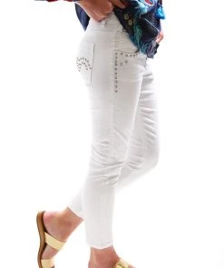 New London Mayfair Jeans | WHITE | NLJ5 Clothing