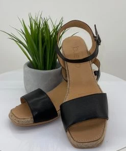 Bueno New Arrivals Melissa Woven Heal-Black-BN11