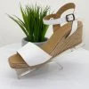 Bueno Melissa Woven Heal-White-BN12