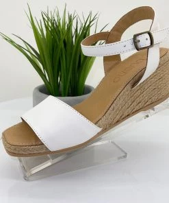 Bueno Melissa Woven Heal-White-BN12