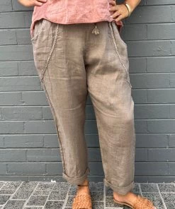 The Italian Cartel Messina Pants | Mocha | IC28
