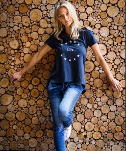 3RD STORY Mini Star Logo Tee | Ink | 3RD8 Clothing