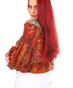 Miss June Osmose Top | Burgundy | M2 Tops