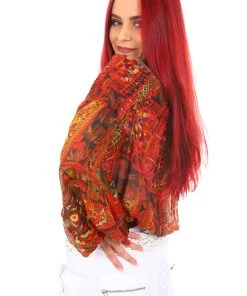 Miss June Osmose Top | Burgundy | M2 Tops