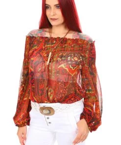 Miss June Osmose Top | Burgundy | M2 Tops