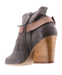 Miz Mooz Kahlo Slate Ankle Boots Shoes