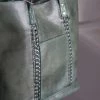 Modapelle Woven Pattern Tote Bag - Emerald Handbags
