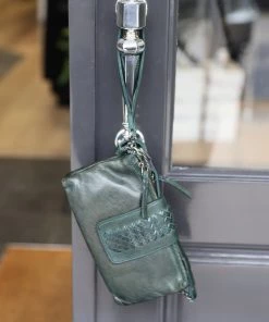 Modapelle Multi Compartment Leather Crossbody Bag | Emerald Handbags