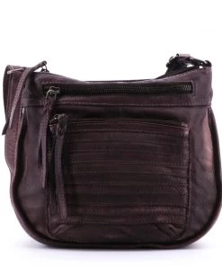 Modapelle Handbags Provincial Leather Cross Body Bag | Chocolate 3813