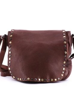 Modapelle Studded Cross Body Bag | Cognac 5802 Handbags