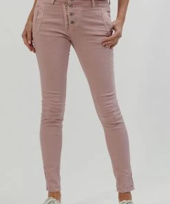 Italian Star Clothing Classic Button Jeans | Musk | IS10