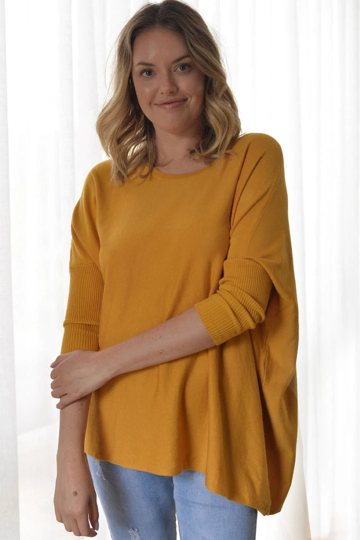 Silence & Noise Lounge Knit | Mustard | SN6 Clothing 1 Silence & Noise Lounge Knit | Mustard | SN6 Clothing