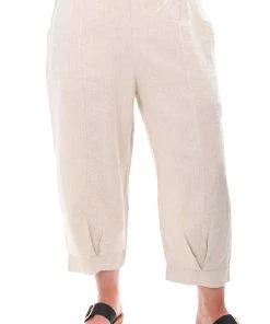 Naturals By O & J Natural Linen Pants | Sand | OJ7